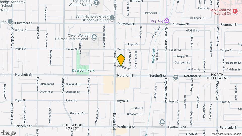 16944 Calahan St Map and Location Details