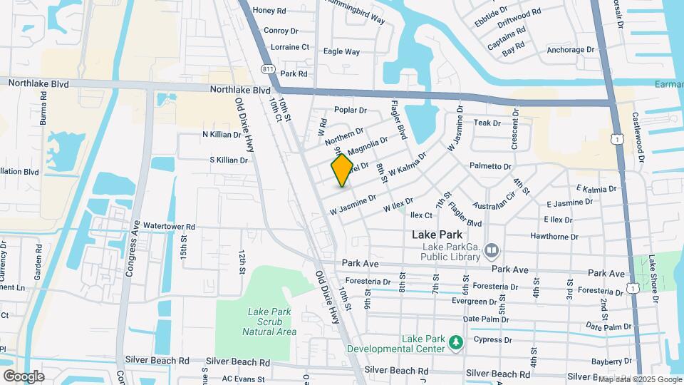 933 W Kalmia Dr Mapa y Detalles de la Ubicación