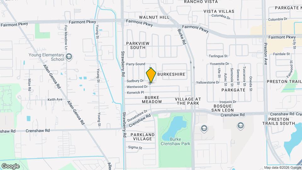 1503 Wentwood Dr Map and Location Details