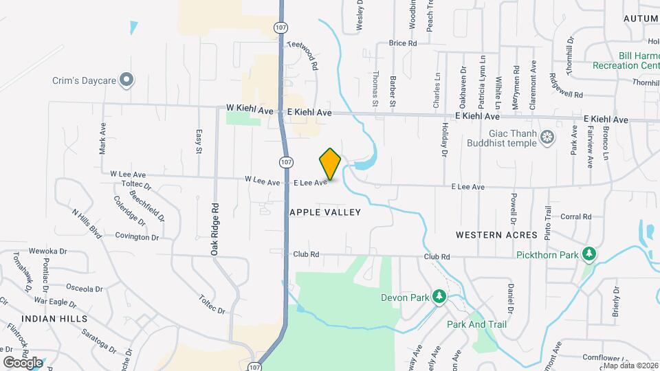 318 1/2 E Lee Ave Map and Location Details