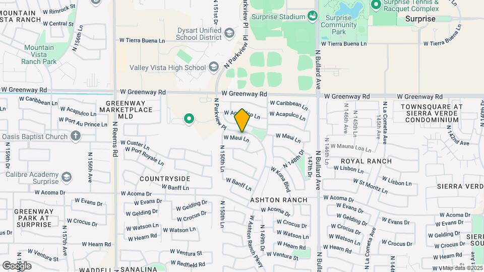 14944 W Maui Ln Map and Location Details