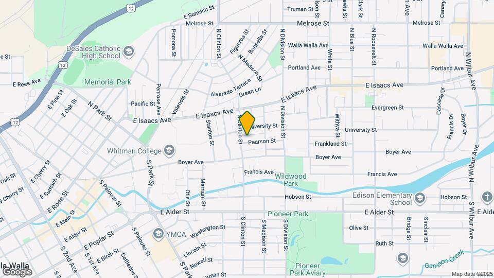 609 Pearson St Map and Location Details
