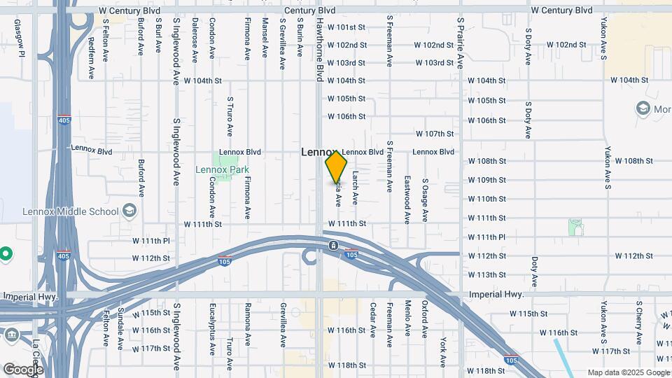 10933 Acacia Ave Mapa y Detalles de la Ubicación