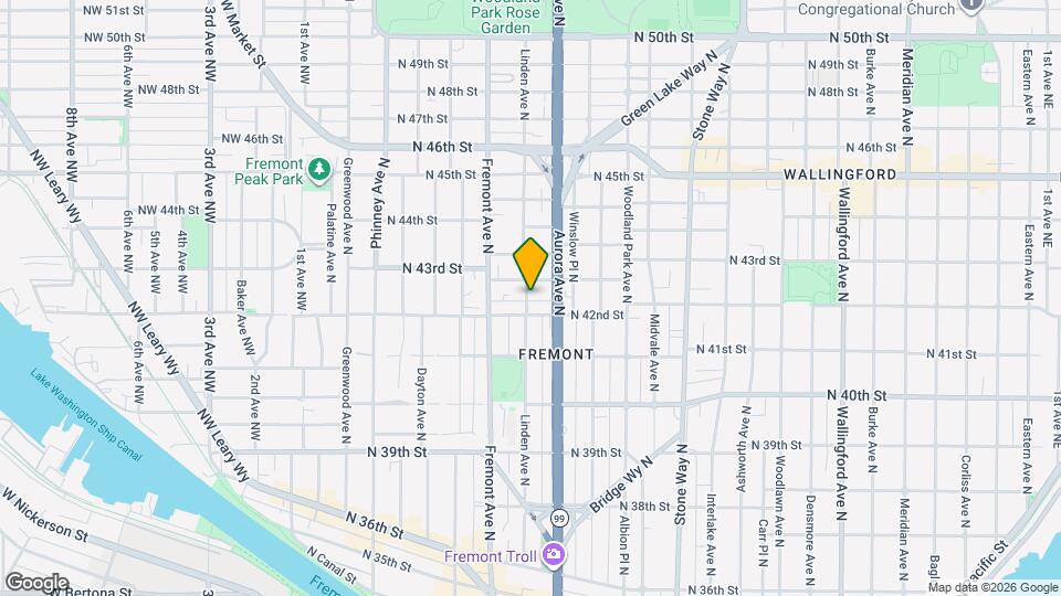 4214 Linden Ave N Mapa y Detalles de la Ubicación