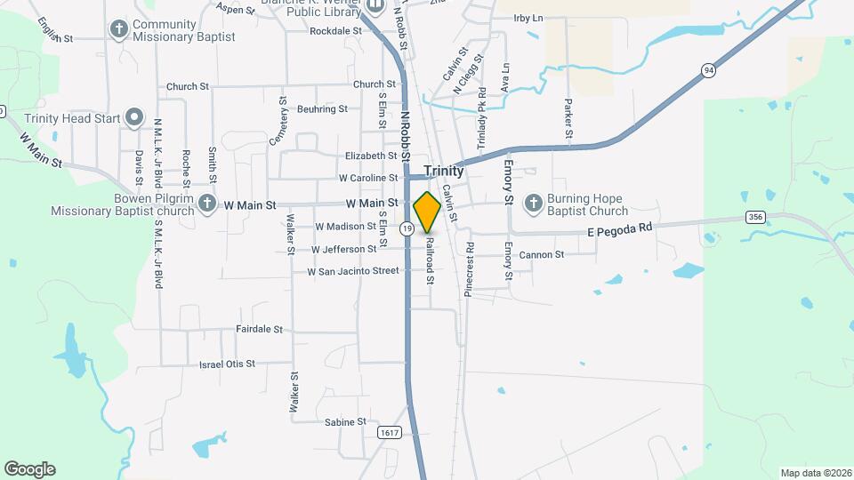 254 S Railroad St Map and Location Details