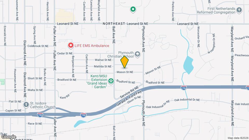 1647 Mason St NE Map and Location Details