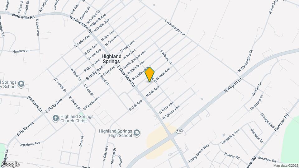 58 N New Ave Map and Location Details