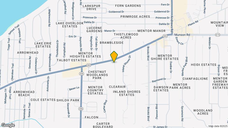 7500 Lakeshore Blvd Map and Location Details