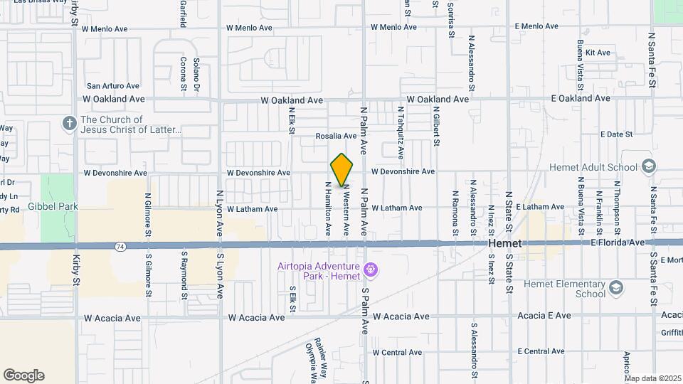 227 N Western Ave Map and Location Details