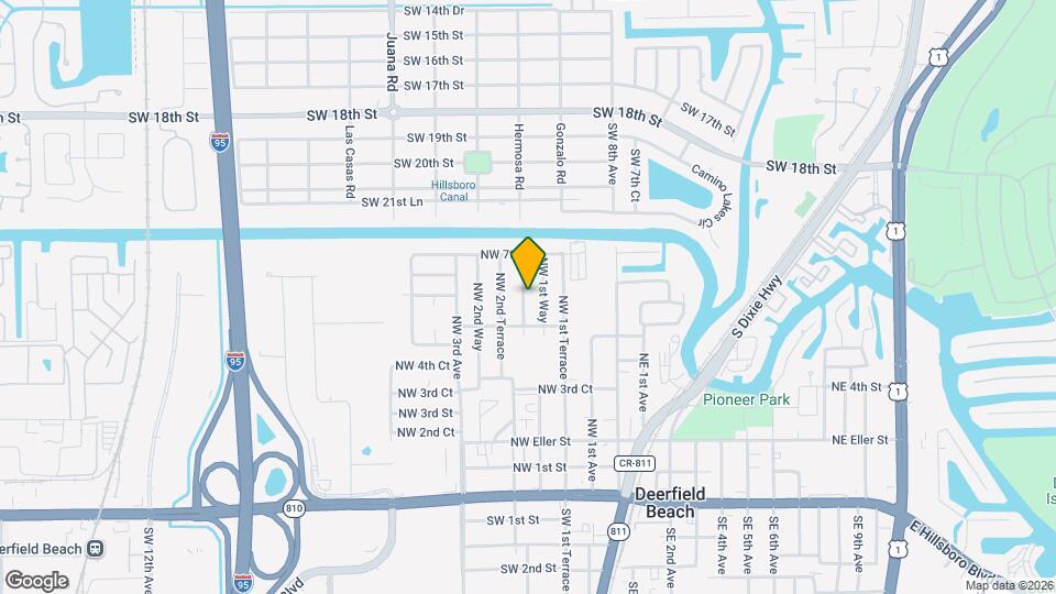 610 NW 2nd Ave Map and Location Details