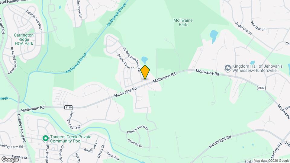 7802 Rolling Meadows Ln Map and Location Details