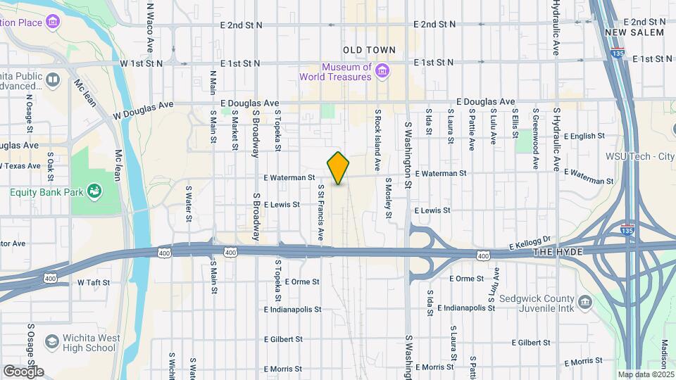 416 S Commerce St Map and Location Details