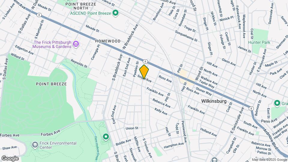 307 S Trenton Ave Mapa y Detalles de la Ubicación