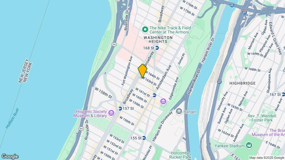 548-550 W 163rd St Map and Location Details