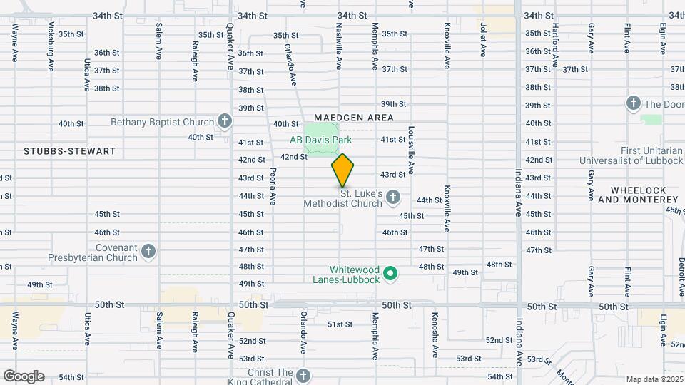 3816 44th St Mapa y Detalles de la Ubicación