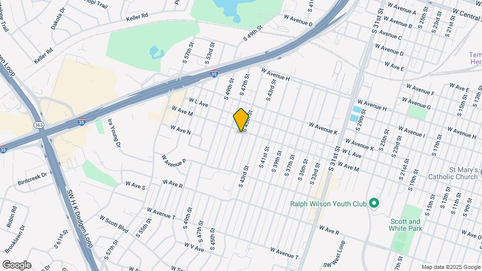 1306 S 45th St Map and Location Details