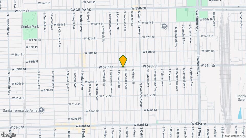 2907 W 59th St Map and Location Details