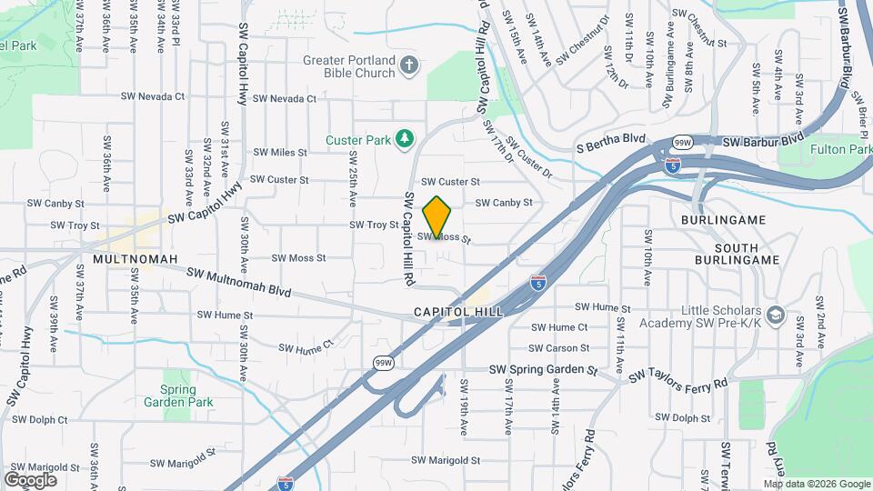 2004 SW Moss St Map and Location Details