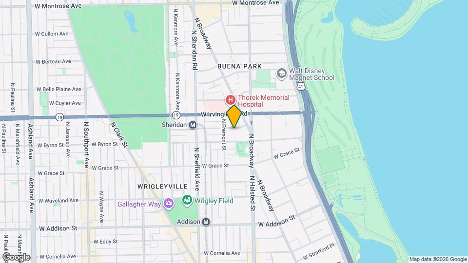 833 W Dakin St, Unit 1 Mapa y Detalles de la Ubicación