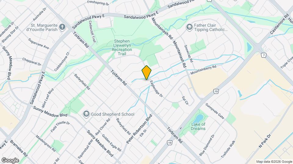 90 Peace Valley Crescent Map and Location Details