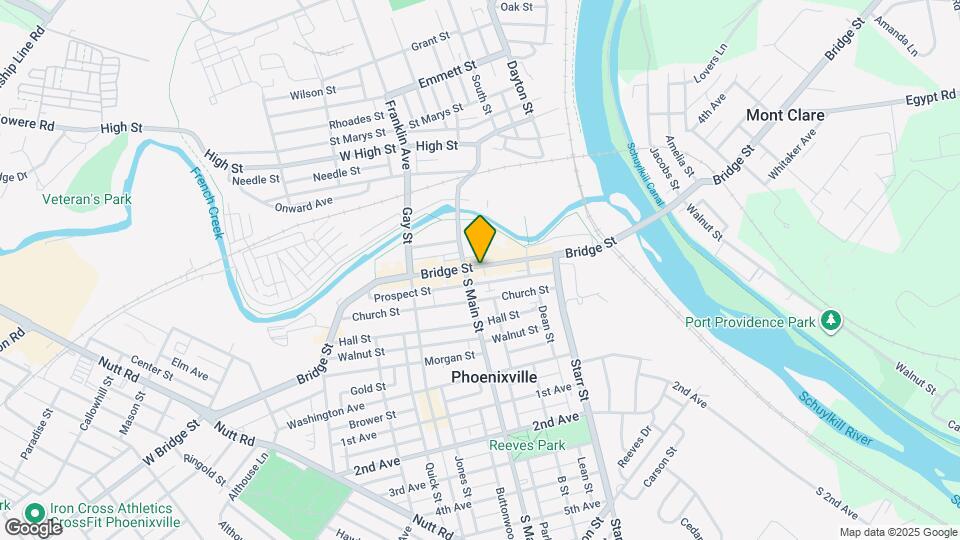 187 Bridge St Map and Location Details