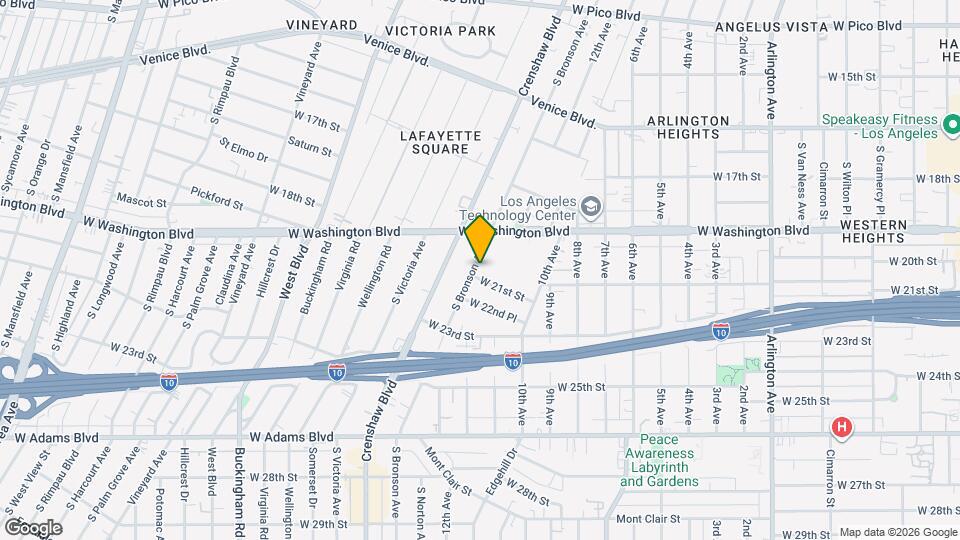 1946 S Bronson Ave Map and Location Details