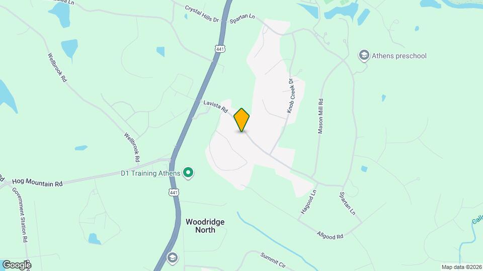 1150 Lavista Rd Map and Location Details