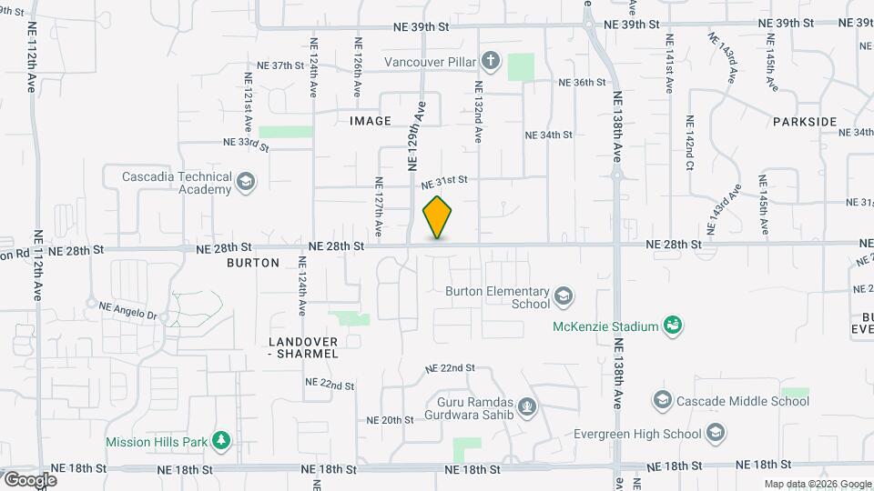 13016 NE 28th Way Map and Location Details