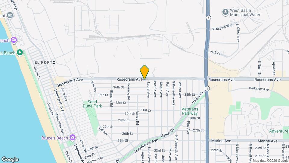 762 Rosecrans Ave Map and Location Details