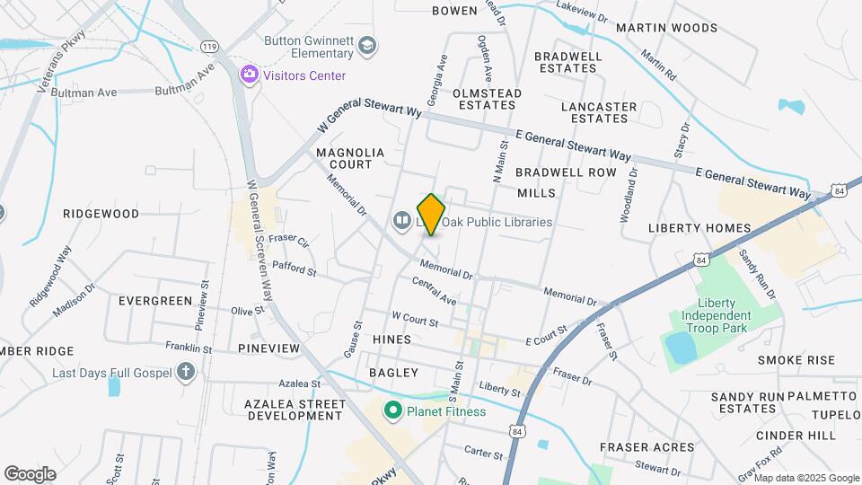 207 W Memorial Dr Mapa y Detalles de la Ubicación