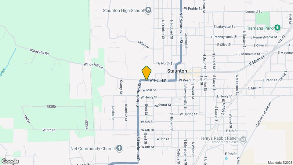 828 W Pearl St Map and Location Details