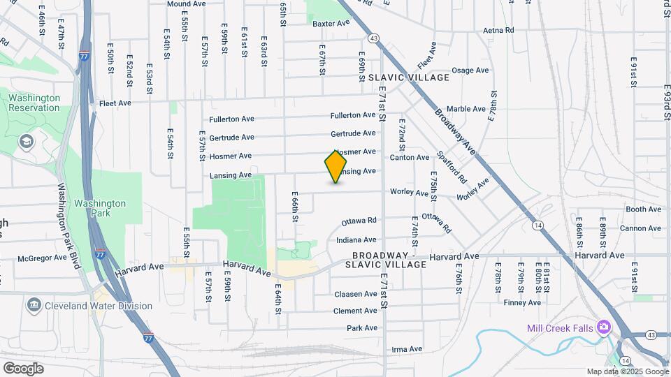 6807 Worley Ave Map and Location Details