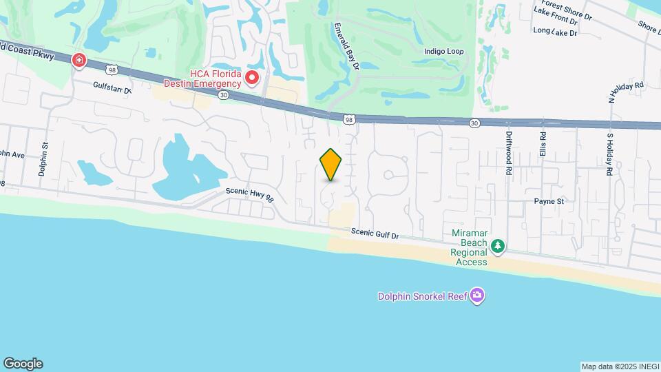 3755 Scenic Highway 98, Unit 1302 Map and Location Details