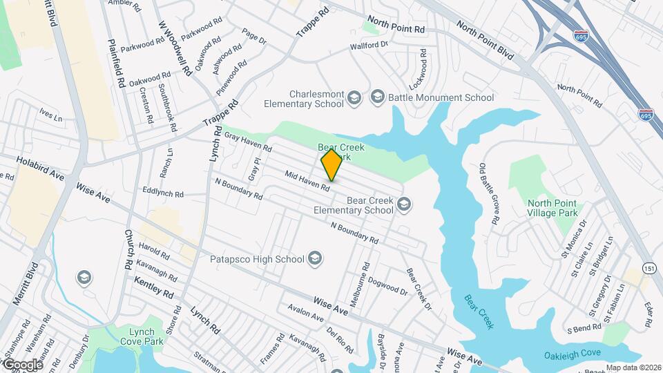 8134 Mid Haven Rd Map and Location Details