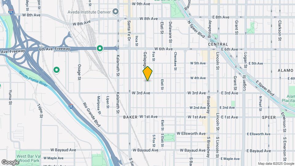 352 Galapago St Map and Location Details