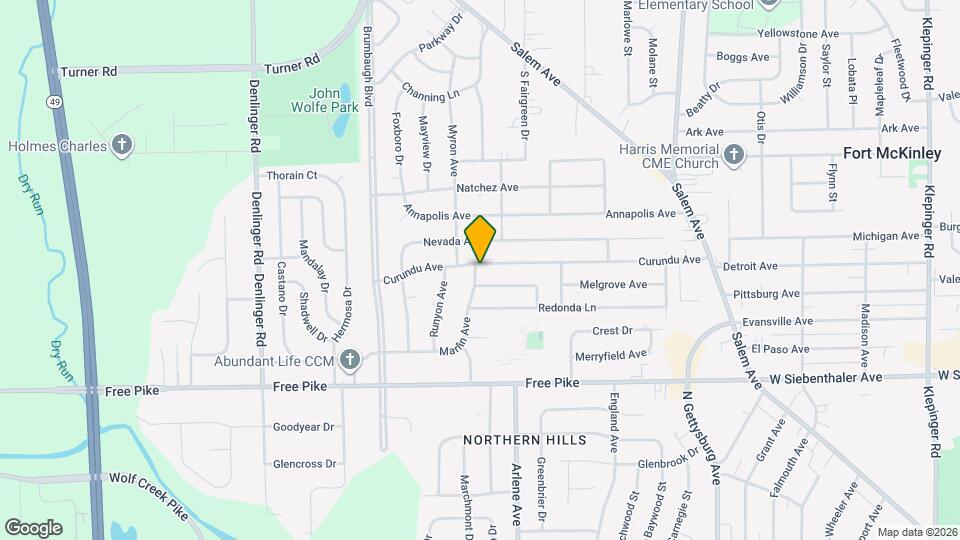 4472 Curundu Ave Map and Location Details