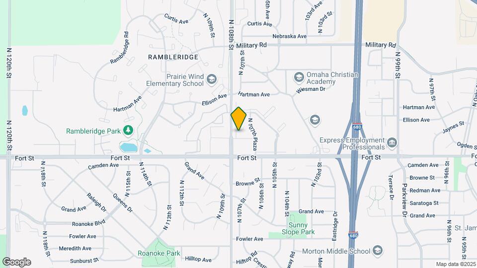 5405 N 108th St Map and Location Details