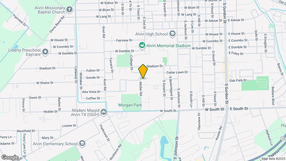 1213 Connie St Map and Location Details