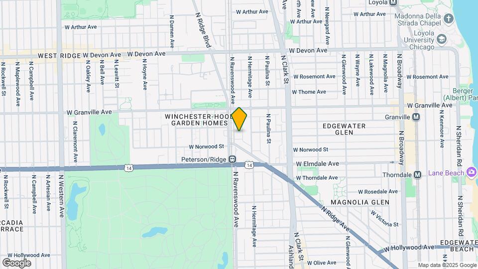 6123 N Ravenswood Ave Map and Location Details