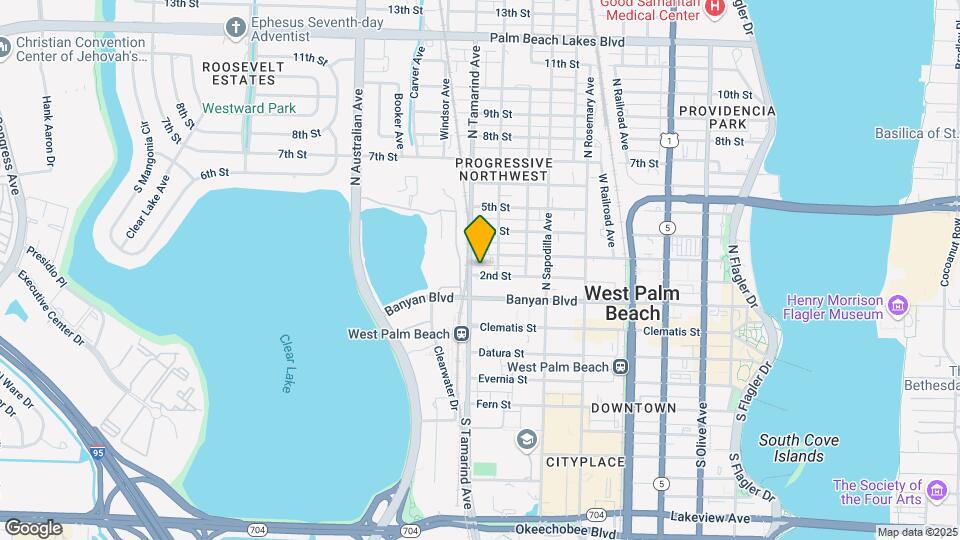 919 2nd St, Unit 1 Map and Location Details
