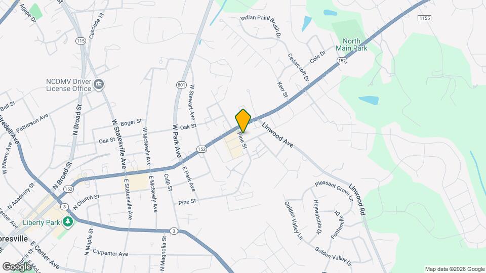 1207 Pine St Map and Location Details