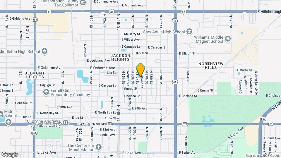 4604 Courtland St Map and Location Details