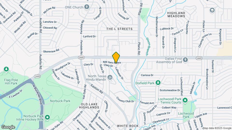 8403 Lullwater Dr Map and Location Details
