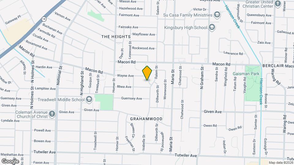 1041 Isabelle St Map and Location Details