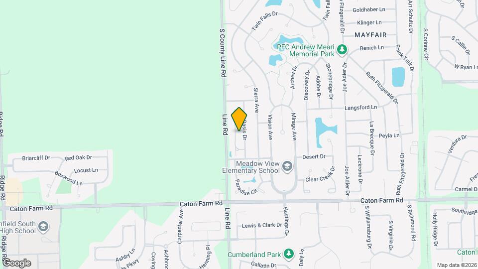 2632 Canyon Dr Mapa y Detalles de la Ubicación