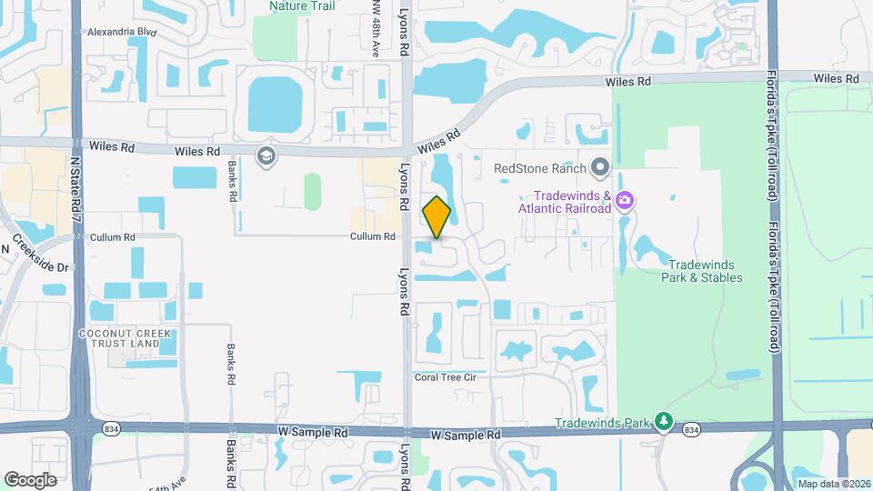 4211 NW 44th Terrace Map and Location Details