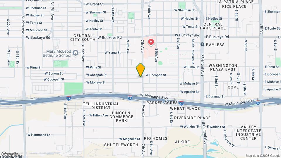 1714 S 7th Ave Map and Location Details