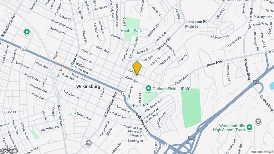 1214 Belmont St Map and Location Details