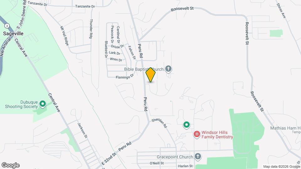 819 Hawkeye Dr Map and Location Details