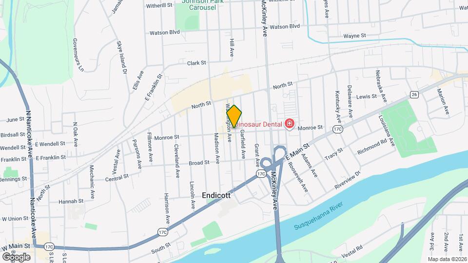 1303 Monroe St Map and Location Details